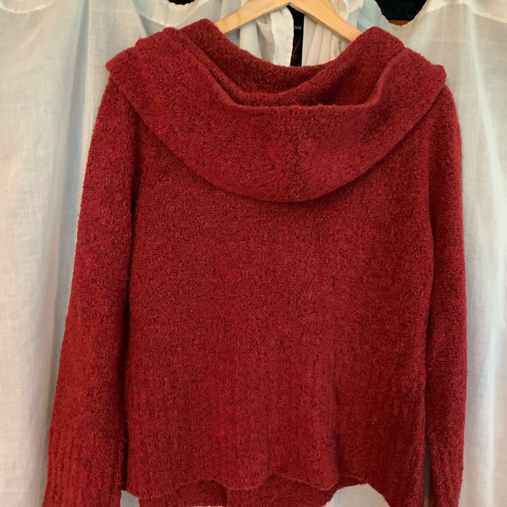 Eileen Fisher hooded cardigan